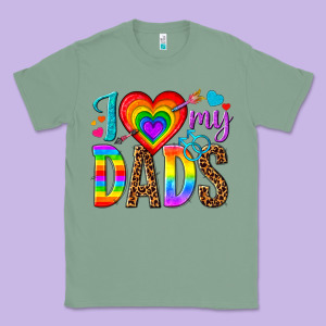 I Love My Dads Classic Tee Designed By Texasbilliewilder