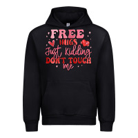 Black free hugs just kidding don't touch me Urban Hoodie - MaliasSmallBusiness