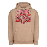 Pigment Burro free hugs just kidding don't touch me Urban Hoodie - MaliasSmallBusiness