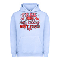 Pigment Grape Ice free hugs just kidding don't touch me Urban Hoodie - MaliasSmallBusiness