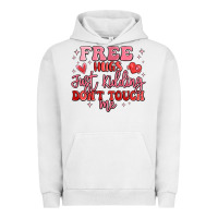 Pigment Lunar Rock free hugs just kidding don't touch me Urban Hoodie - MaliasSmallBusiness