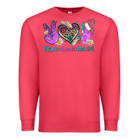Cardinal peace love nail art Premium Sweatshirt - AdoDesignShop