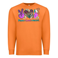 Carrot peace love nail art Premium Sweatshirt - AdoDesignShop