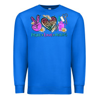 True Royal peace love nail art Premium Sweatshirt - AdoDesignShop