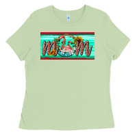 Matcha flamingo mom license plate Ladies Tee - BarkalooDesign