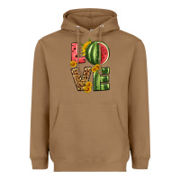 Toasted Coconut love watermelon Heavyweight Hoodie - HRA Design Shop