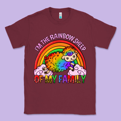Classic Tee i m the rainbow sheep of my family pride lgbtq