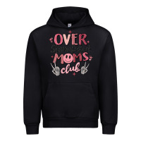 Black over stimulated moms club Urban Hoodie - MaliasSmallBusiness