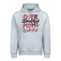 Heather Grey over stimulated moms club Urban Hoodie - MaliasSmallBusiness
