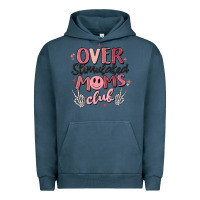 Pigment Midnight Navy over stimulated moms club Urban Hoodie - MaliasSmallBusiness