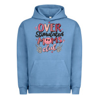 Pigment Pebble Blue over stimulated moms club Urban Hoodie - MaliasSmallBusiness