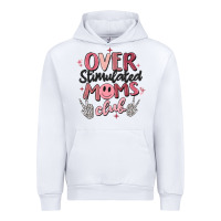 White over stimulated moms club Urban Hoodie - MaliasSmallBusiness