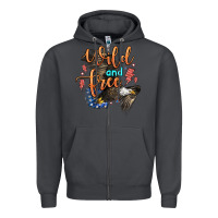 Smoke wild and free Zipper Hoodie - Zillion Design Studio