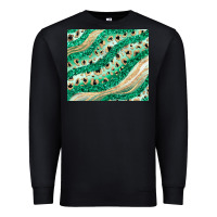 Black green glitter Premium Sweatshirt - JahusDesignShop