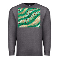 Green Glitter Premium Sweatshirt | Teevron