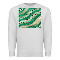 Dove Grey green glitter Premium Sweatshirt - JahusDesignShop