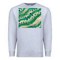Heather Grey green glitter Premium Sweatshirt - JahusDesignShop