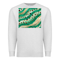 Oatmeal Heather green glitter Premium Sweatshirt - JahusDesignShop