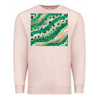 Pale Pink green glitter Premium Sweatshirt - JahusDesignShop