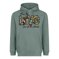 Sage for the love love of the horses Heavyweight Hoodie - CowhideDigitalArt