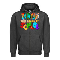 100 Days Of School Zipper Hoodie | Teevron