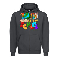 Smoke 100 days of school Zipper Hoodie - texasbilliewilder