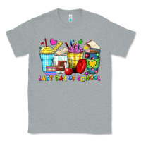 Heather Grey last day of school coffee cups Classic Tee - Zillion Design Studio