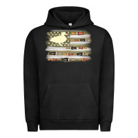 Pigment Black duck hunter flag Urban Hoodie - MaliasSmallBusiness