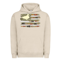 Pigment French Oak duck hunter flag Urban Hoodie - MaliasSmallBusiness