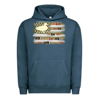 Pigment Midnight Navy duck hunter flag Urban Hoodie - MaliasSmallBusiness