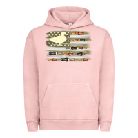 Pigment Salmon duck hunter flag Urban Hoodie - MaliasSmallBusiness