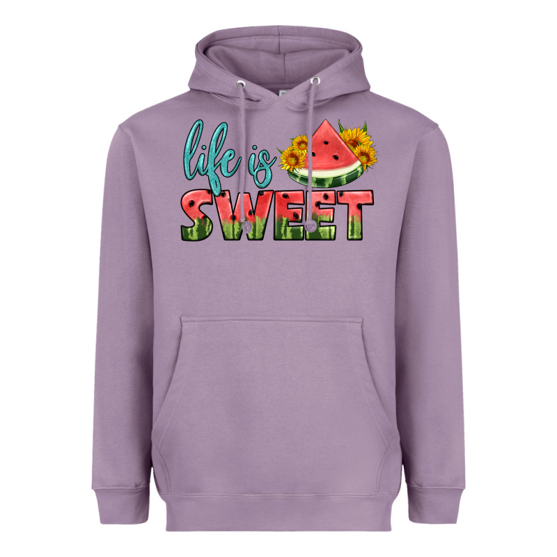 Life Is Sweet Heavyweight Hoodie by HRA Design Shop | Teevron