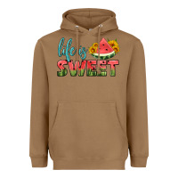 Toasted Coconut life is sweet Heavyweight Hoodie - HRA Design Shop