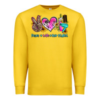 Lemon peace love hair stylist Premium Sweatshirt - AdoDesignShop