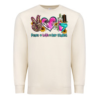 Sandshell peace love hair stylist Premium Sweatshirt - AdoDesignShop