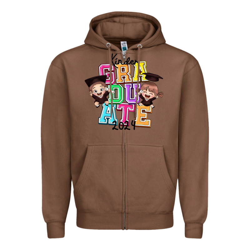 Kinder Graduate 2024 Zipper Hoodie by texasbilliewilder | Teevron