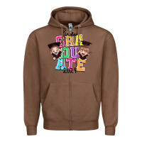 Chestnut kinder graduate 2024 Zipper Hoodie - texasbilliewilder