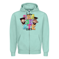 Seafoam kinder graduate 2024 Zipper Hoodie - texasbilliewilder
