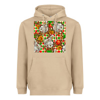 Mushroom christmas leopard duck Heavyweight Hoodie - FaDigitalArtStudio
