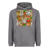 Storm christmas leopard duck Heavyweight Hoodie - FaDigitalArtStudio