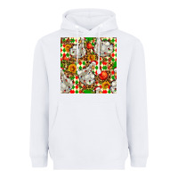 White christmas leopard duck Heavyweight Hoodie - FaDigitalArtStudio