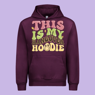 This Is My Hangover Urban Hoodie Designed By Maliassmallbusiness