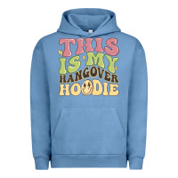 Pigment Pebble Blue this is my hangover Urban Hoodie - MaliasSmallBusiness