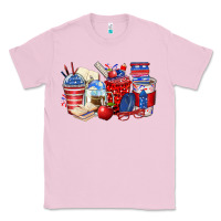Bubblegum Pink 4th of july teacher coffee cups Classic Tee - Zillion Design Studio