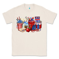 Natural 4th of july teacher coffee cups Classic Tee - Zillion Design Studio