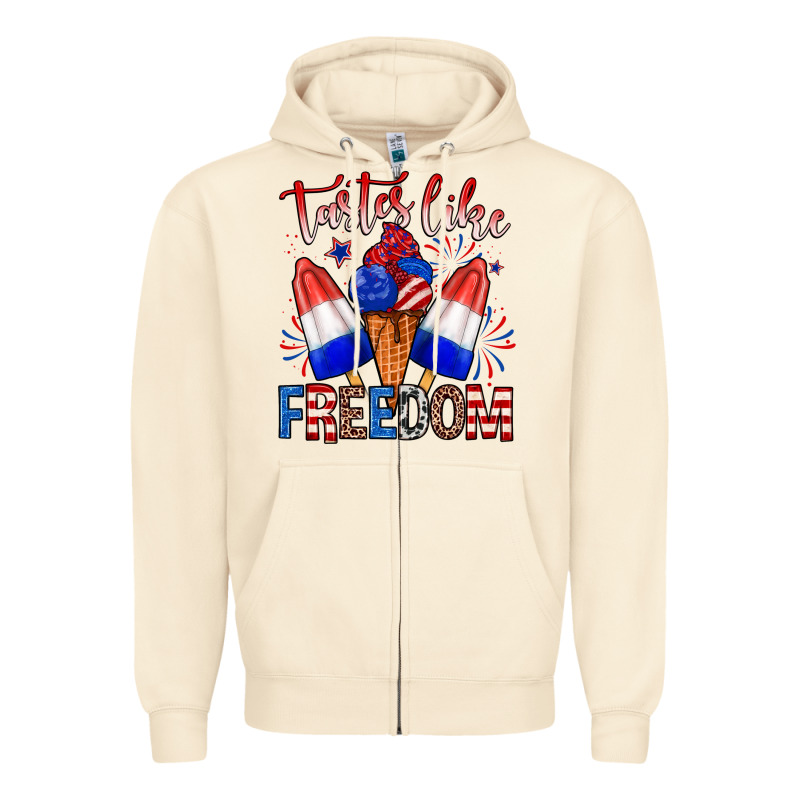 Taster Like Freedom Zipper Hoodie by Zillion Design Studio | Teevron