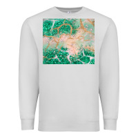 Dove Grey green glitter Premium Sweatshirt - JahusDesignShop