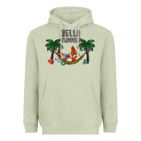 Matcha hello summer Heavyweight Hoodie - CowhideDigitalArt