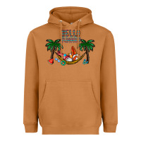 Meerkat hello summer Heavyweight Hoodie - CowhideDigitalArt