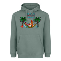 Sage hello summer Heavyweight Hoodie - CowhideDigitalArt